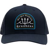 Grundens Poseidon Trucker Hat Navy, One Size