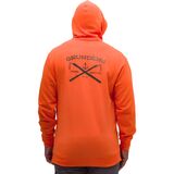 Grundens Displacement DWR Hoodie - Men's Red Orange, XL
