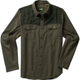 Howler Brothers Quintana Quilted Flannel Shirt - Men's Morel Fleck/Antique Black, XXL