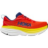 HOKA Bondi 8 Running Shoe - Men's Red Alert/Flame, 9.5