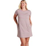 Toad&Co Windmere II Short-Sleeve Dress - Women's Faded Lilac 90's Stripe, XS