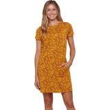 Toad&Co Windmere II Short-Sleeve Dress - Women's Gooseberry Daisy Print, L