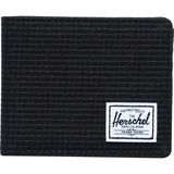 Herschel Supply Roy RFID Bi-Fold Wallet - Men's Dark Grid/Black, One Size