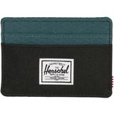 Herschel Supply Charlie RFID Wallet - Men's Black/Deep Teal, One Size