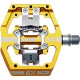 HT Components X3 Clipless Platform Pedals Gold, One Size