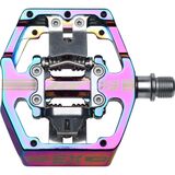 HT Components X3 Clipless Platform Pedals Oil Slick, One Size
