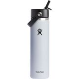 Hydro Flask 24oz Wide Flex Straw Cap White, One Size