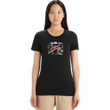 Icebreaker Tech Lite II Spring Run Short-Sleeve T-Shirt - Women's Black, XL
