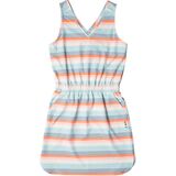 KAVU Ensenada Dress - Women's Cool Stripe, S