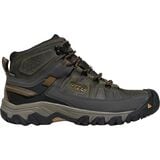KEEN Targhee III Mid Leather Waterproof Hiking Boot - Men's Black Olive/Golden Brown, 11.0