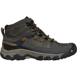 KEEN Targhee III Mid Leather Waterproof Hiking Boot - Men's Black Olive/Golden Brown, 7.5