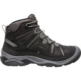 KEEN Circadia Mid Waterproof Hiking Boot - Men's Black/Steel Grey, 12.0