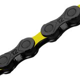 KMC DLC 12 Chain - 12 Speed Black/Yellow, 126 Links