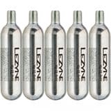 Lezyne 16G Threaded CO2 Cartridge - 5-Pack Refill Silver, One Size