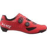 Lake CX238 Wide Cycling Shoe - Men's Red/White Microfiber, 45.0