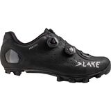 Lake MX332 Wide Mountain Bike Shoe - Men's Black/Silver, 39.0