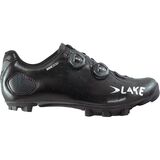 Lake MX332 Cycling Shoe - Women's Black/Silver Clarino, 42.0