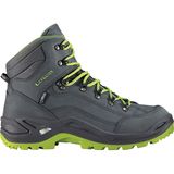 Lowa Renegade GTX Mid Hiking Boot - Men's Asphalt/Green, 10.0