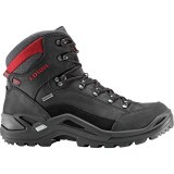 Lowa Renegade GTX Mid Hiking Boot - Men's Black Red, 9.5