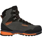 Lowa Cadin GTX Mid Mountaineering Boot - Men's Anthracite/Flame, 14.0