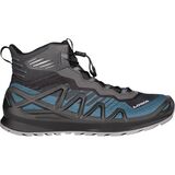 Lowa Merger GTX Mid Trail Running Shoe - Men's Steel Blue/Anthracite, 13.0