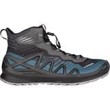 Lowa Merger GTX Mid Trail Running Shoe - Men's Steel Blue/Anthracite, 11.5