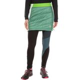 La Sportiva Warm Up Primaloft Skirt - Women's Grass Green/White, M
