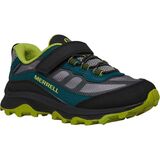 Merrell Moab Speed Low A/C Waterproof Shoe - Kids' Deep Green/Black, 1.0