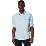 Mountain Hardwear Canyon Long-Sleeve Shirt - Men's Blue Chambray, XL