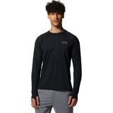 Mountain Hardwear Crater Lake Long-Sleeve Crew Shirt - Men's Black, XL