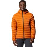 Mountain Hardwear Deloro Down Full-Zip Hooded Jacket - Men's Bright Copper, XL