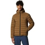 Mountain Hardwear Deloro Down Full-Zip Hooded Jacket - Men's Corozo Nut, S