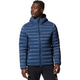 Mountain Hardwear Deloro Down Full-Zip Hooded Jacket - Men's Hardwear Navy, XL