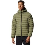 Mountain Hardwear Deloro Down Full-Zip Hooded Jacket - Men's Surplus Green, L