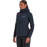 Montane Fireball Lite Hooded Jacket - Women's Eclipse Blue, US 12/UK 16
