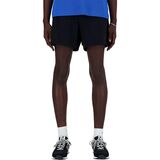 New Balance Athletics French Terry 5in Short - Men's Black, L