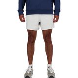 New Balance Athletics French Terry 5in Short - Men's Grey, L