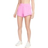 Nike One Dri-Fit 3in Brief Lined Short - Women's Playful Pink/Reflective Silv, XL