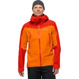 Norrona Falketind GORE-TEX Jacket - Men's Arednalin/Orange Popsicle, XL