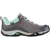 Oboz Sapphire Low B-Dry Wide Hiking Shoe - Women's Charcoal/Beach Glass, 11.0