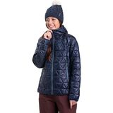 Outdoor Research Helium Insulated Hooded Jacket - Women's Naval Blue, XL