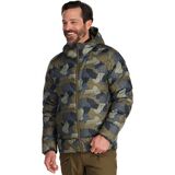 Outdoor Research Coldfront Down Hooded Jacket - Men's Loden Camo, L