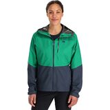 Outdoor Research Aspire II Jacket - Women's Sprout/Naval Blue, S