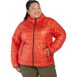 Outdoor Research Helium Insulated Hooded Plus Jacket - Women's Sunset, 3X