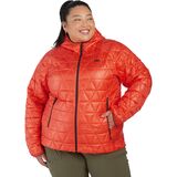 Outdoor Research Helium Insulated Hooded Plus Jacket - Women's Sunset, 2X