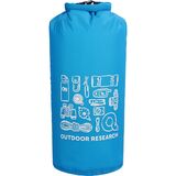 Outdoor Research Packout Graphic 10L Dry Bag Essentials/Atoll, One Size