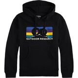 Outdoor Research Advocate Stripe Hoodie Black, M