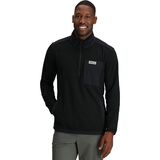 Outdoor Research Trail Mix 1/4-Zip Pullover - Men's Black, XL