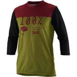 100% Airmatic 3/4-Sleeve Jersey - Men's Olive/Multi, XL