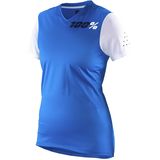 100% Ridecamp Short-Sleeve Jersey - Women's Blue, M